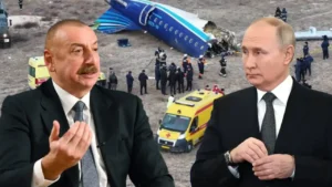 أخبر بوتين نظيره الأذربيجاني إلهام علييف بأن الدفاع الجوي الروسي كان نشطا عندما حاولت الطائرة الأذربيجانية الهبوط في غروزني قبل أن تتحطم