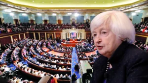 تحذير صارم من جانيت يلين رئيسة الخزانة الأمريكية إلى الكونجرس الأمريكي بسبب أزمة سقف الدين الوشيكة