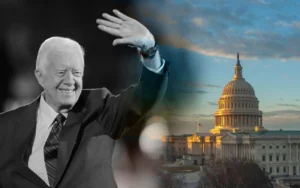 صورة مركبة للرئيس الامريكي الاسبق جيمي كارتر