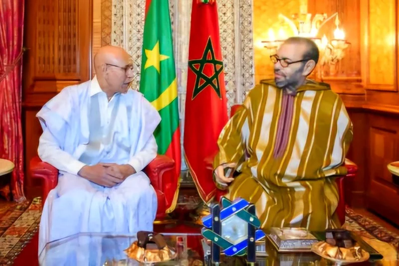 خلفيات التقارب المغربي الموريتاني الغزواني يلتقي الملك محمد السادس.