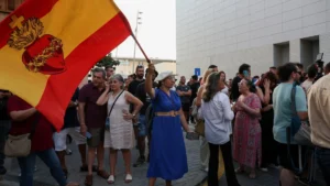 صورة واقعية من الاحتجاجات أو أعمال العنف في توري باتشيكو