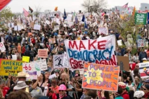 الولايات المتحدة:ملايين المناهضين لترامب يتظاهرون السبت في سائر أنحاء البلاد